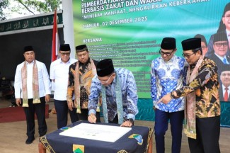 Cianjur Resmi Jadi Kota Wakaf, Kemenag Tegaskan Pentingnya Perbaikan Pengelolaan Aset
