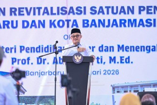 Mendikdasmen Resmikan 14 Sekolah di Kalimantan Selatan, Hasil Program Revitalisasi