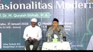 Quraish Shihab Ungkap Alasan Mengapa Iman Tak Bisa Dibangun Hanya dengan Logika