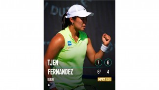 Janice Tjen Kembali Tumbangkan Fernandez di Dubai; Lolos Babak Ketiga WTA 1000 untuk Pertama Kalinya dan Rangking Naik ke 34