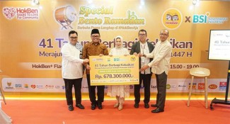 BSI dan HokBen Perkuat Ekosistem Syariah Lewat Santunan 4.500 Anak Yatim