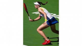 Si Cantik Rybakina Tahan Gempuran Hailey Baptiste di Laga Perdana Indian Wells yang Menantang, Swiatek, Andreeva Juga Lolos