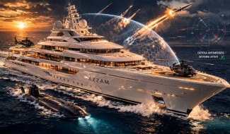 Kapal Azzam Super Wah: Panjang 180 meter. Nilai Rp48 triliun, Dilengkapi Kapal Selam Pribadi, 2 Helipad, dan Sistem Anti-Rudal