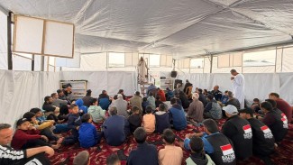 BAZNAS RI Bangun Tiga Masjid Darurat untuk Warga Gaza Palestina