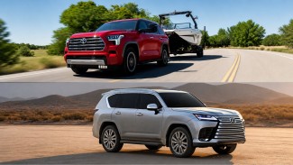 Lexus LX vs Toyota Sequoia: Perbedaan Rp450 Juta Bagaimana Menjelaskannya? Bedanya dimana?