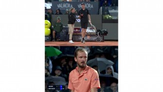 Ruud Lolos ke Final Italia Open; Laga Sinner vs Medvedev Terhenti karena Hujan Hanya Sinner Sudah Unggul 4-2 di Set Penentuan