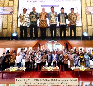 KNEKS Resmikan Zona KHAS Karangkamulyan, Rest Area Halal Pertama di Luar Tol Indonesia