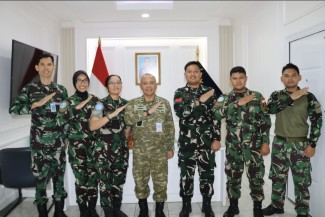 Usai Emban Misi Perdamaian di Lebanon, Personel Kesehatan TNI AU Kembali ke Tanah Air