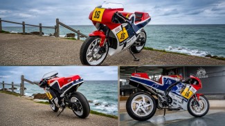 Motor Mirip Honda Hornet RC30 Gemparkan Festival Biarritz