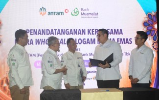 ANTAM dan Bank Muamalat Perkuat Ekosistem Emas Nasional Lewat Kerja Sama Strategis