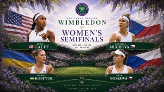 Semifinal Wimbledon: Juara Baru Pasti Lahir, Tapi Siapa yang Lolos ke Final? Coco Gauff, Marta Kostyuk, Muchova atau Linda Noskova