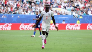 Bukayo Saka Menggila! Dua Gol ke Gawang Prancis Warnai Babak Pertama