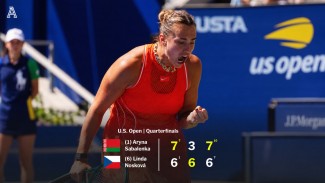 Sabalenka Selamat dari Ketertinggalan di Set Penentuan untuk Lolos Semifinal di US Open
