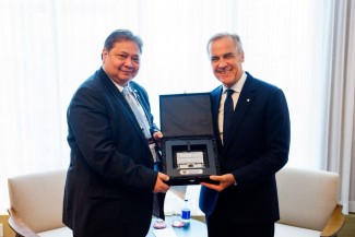 Airlangga Bertemu PM Kanada Mark Carney, Indonesia Dorong Percepatan ICA-CEPA