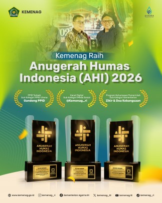 Perkuat Keterbukaan Informasi Publik, Kemenag Raih Tiga Penghargaan AHI 2026