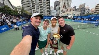 Janice Tjen Juara Ganda Osaka Open Bersama Storm Hunter