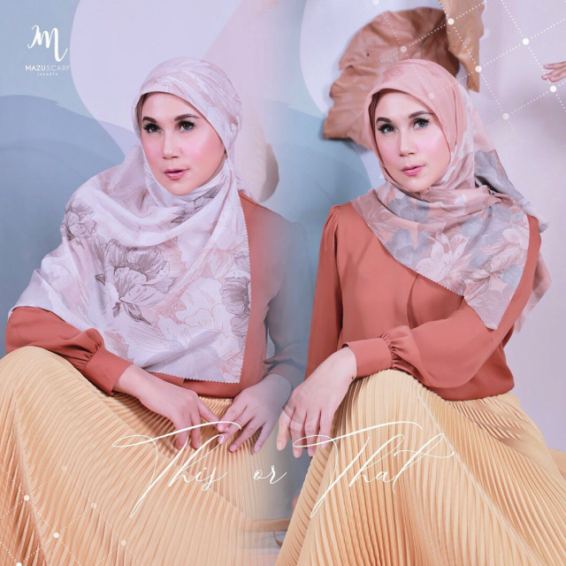 Intip Koleksi Mazu Scarf yang Bikin Marini Zumarnis Cantik Tiada Tara