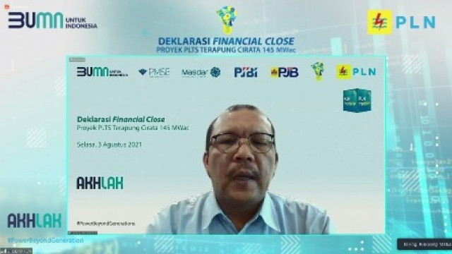 Raih Pendanaan 3 Bank Internasional, Konstruksi PLTS Terapung Terbesar di Asia Tenggara Dimulai