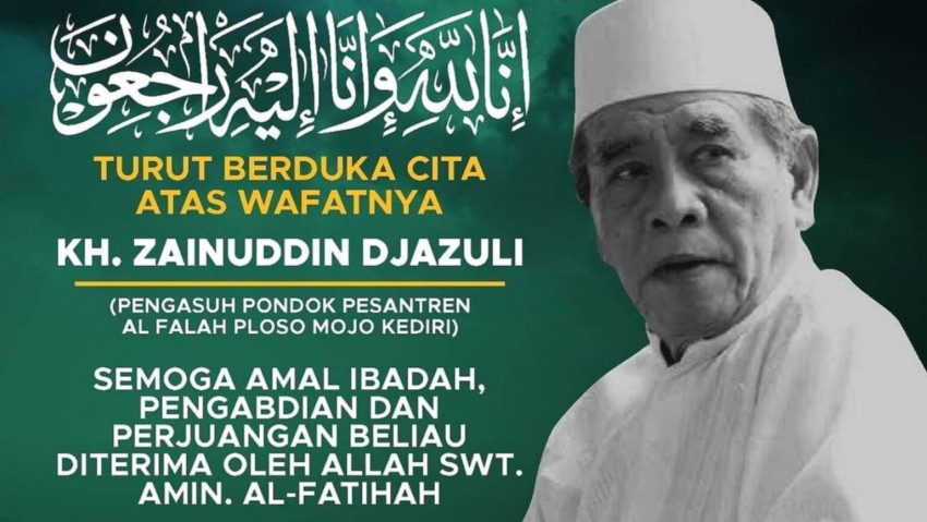 Pengasuh Ponpes Al Falah Ploso KH Zainuddin Djazuli Meninggal Dunia