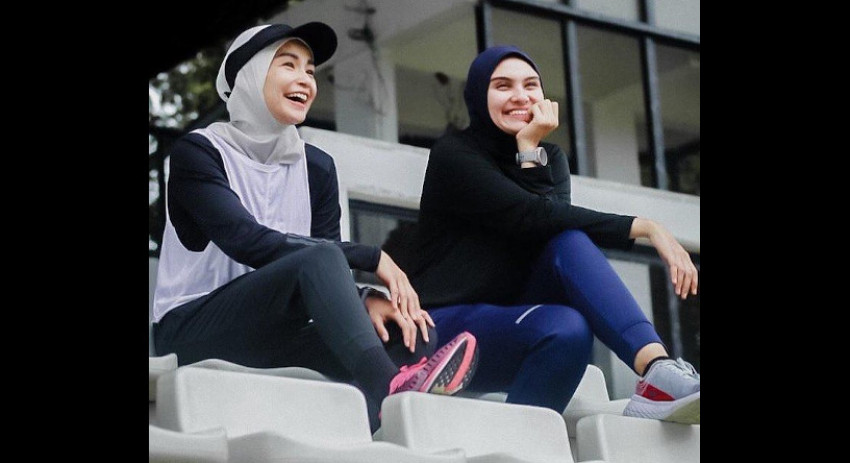 Zee Zee dan Soraya, Bersahabat Hingga ke Jalur Lari Maraton