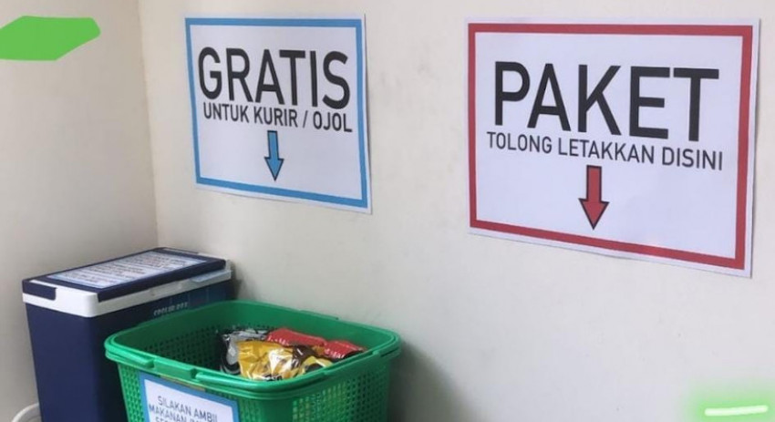 Influencer Ajak Pengikut Bikin Pojok Berbagi ke Kurir dan Ojol