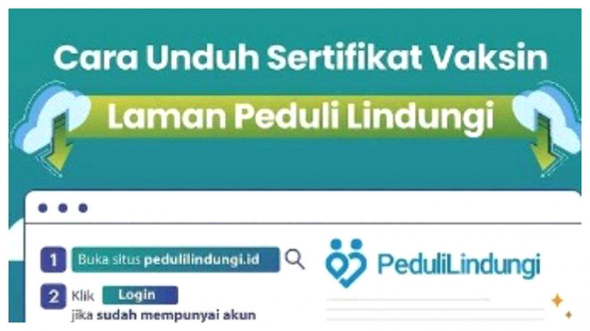 Ini Cara Unduh Sertifikat Vaksin Covid-19 di Pedulilindungi