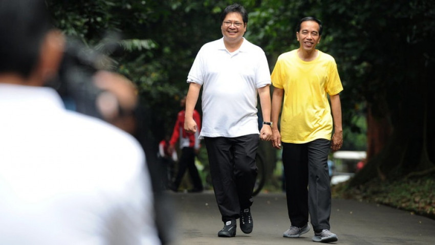 SMRC: Jokowi Makin Percaya Golkar, Khususnya ke Airlangga Hartarto