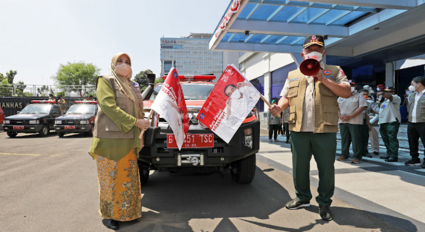 Genjot Penerapan Prokes, BNPB Luncurkan Mobil Masker