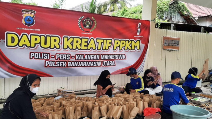 Dapur Kreatif PPKM, Sinergi Berbagai Elemen untuk Bantu Warga saat Pandemi