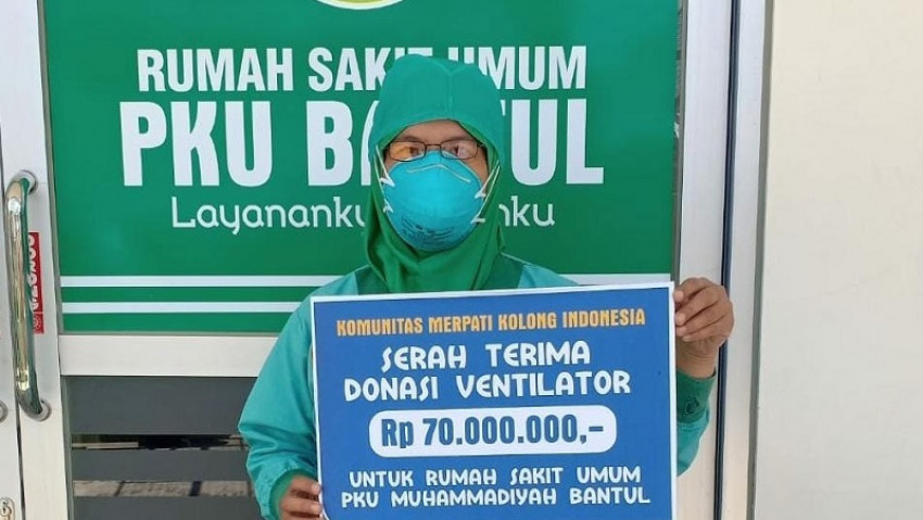 Jual Burung, Para Penghobi Merpati Donasikan Ventilator ke RS