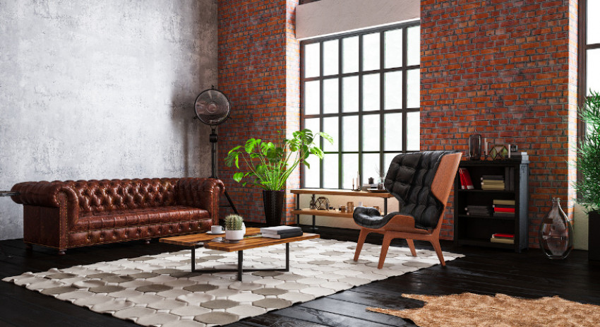 Hadirkan Sentuhan Industrial hingga Rustic lewat Material Ekspose