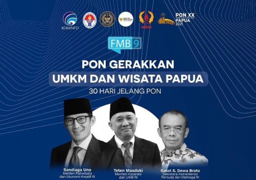 Dukung PON XX Papua 2021, Teten: Peluang Besar Bagi UMKM Sekitar