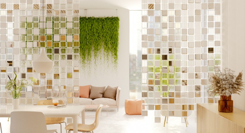 Inspirasi Sekat Fleksibel,  Partisi Sekaligus Elemen Estetika Ruang