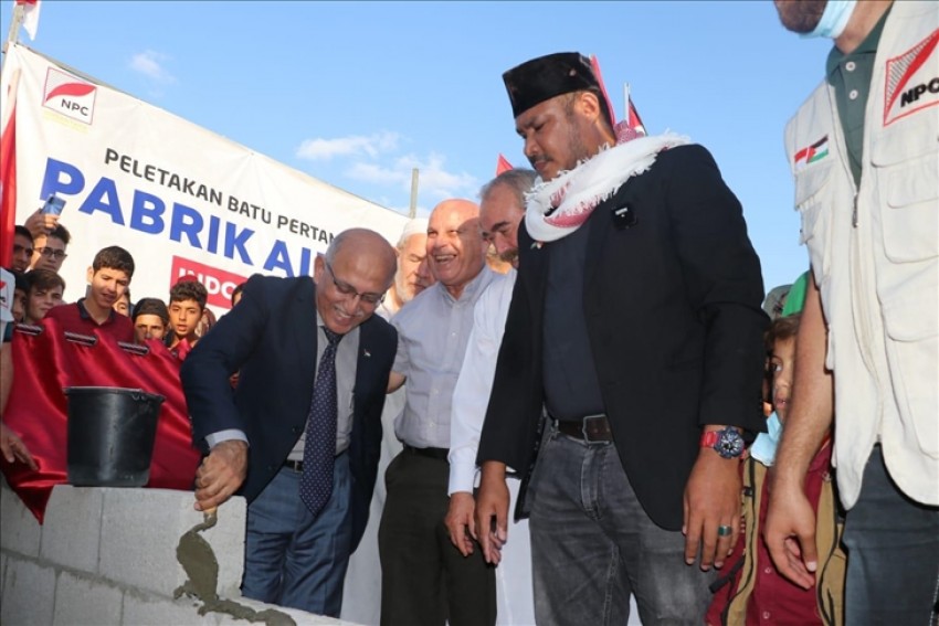 Nusantara Palestina Center dan DT Peduli  Bangun Pabrik Air Minum Gratis di Jalur Gaza