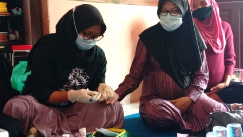 Pendampingan Ibu Hamil, Tim Muhammadiyah Sidoarjo Deteksi Dini Risiko saat Pandemi