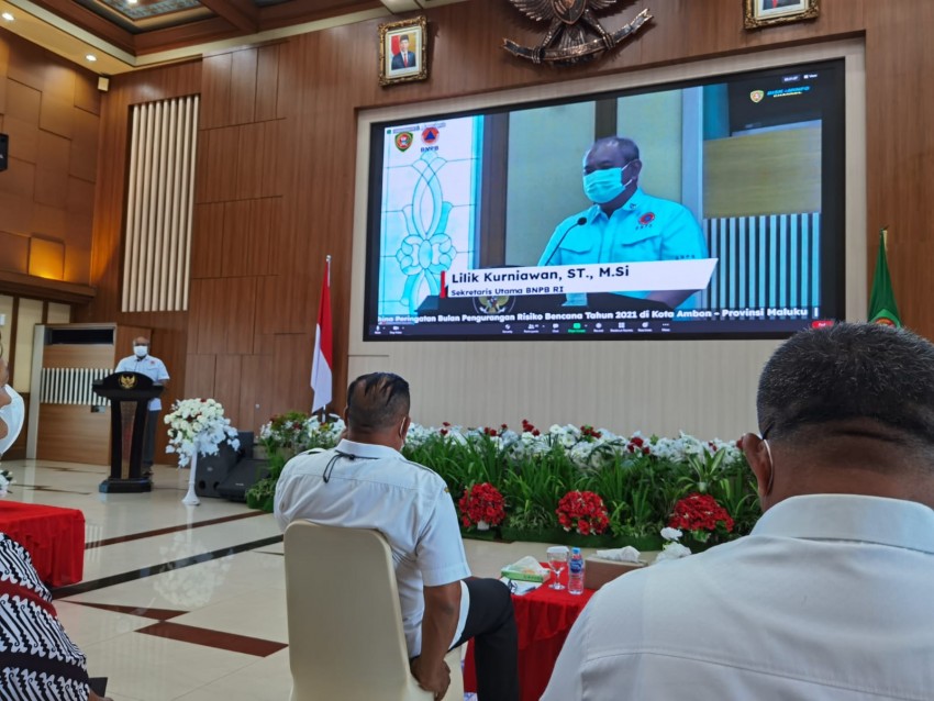 Tingkatkan Kesadaran Mitigasi, BNPB Gelar Bulan Pengurangan Risiko Bencana di Ambon