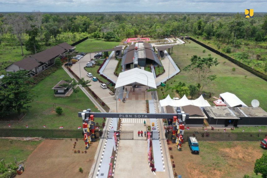 Resmikan PLBN di Sota, Jokowi: Kawasan Perbatasan Merupakan Beranda Terdepan Indonesia