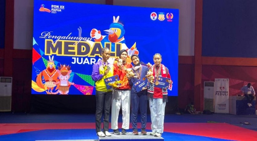 Shaleha Fitriana Yusuf, Taekwondoin asal Sukoharjo Raih Emas di PON Papua