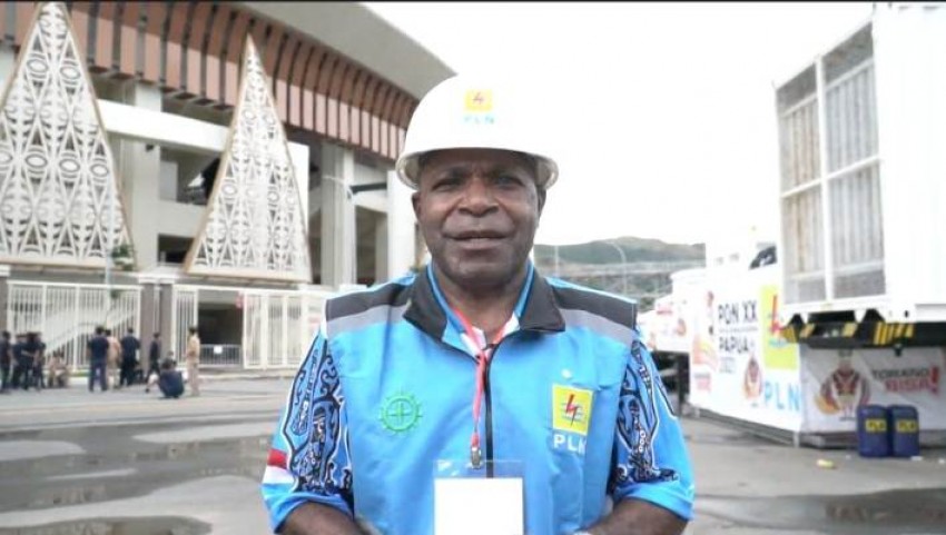 Kisah Salmon Kareth, Putra Daerah Penjaga Listrik PON XX Papua di Jayapura