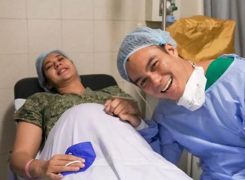 Momen Bahagia, Baim Wong Adzani Anak Keduanya