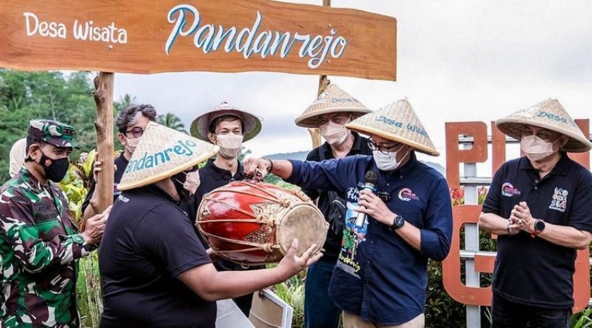 Sandiaga Dorong Penggunaan Konten Digital di Desa Wisata Pandanrejo