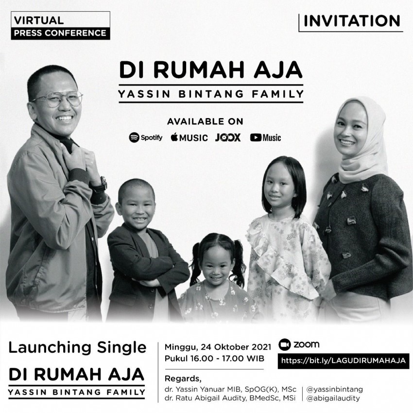 Keluarga Dokter Luncurkan Single Di Rumah Aja sebagai Edukasi Pandemi