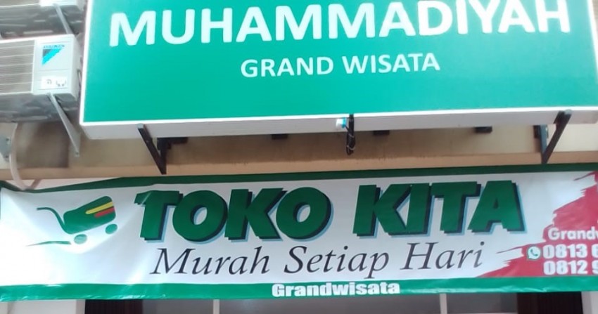 Baru Terbentuk, Muhammadiyah Grand Wisata Dirikan Toko Kita