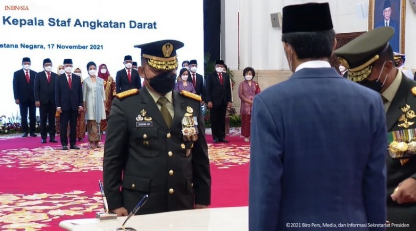 Dudung Abdurachman Gantikan Andika sebagai KSAD