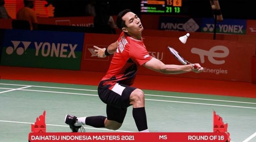 Jonatan Christie Terjungkal di Babak 16 Besar