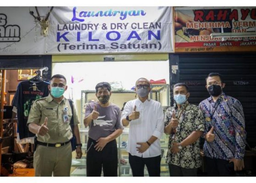 Aktivitas Pasar Santa Kebayoran Baru Tetap Bergeliat