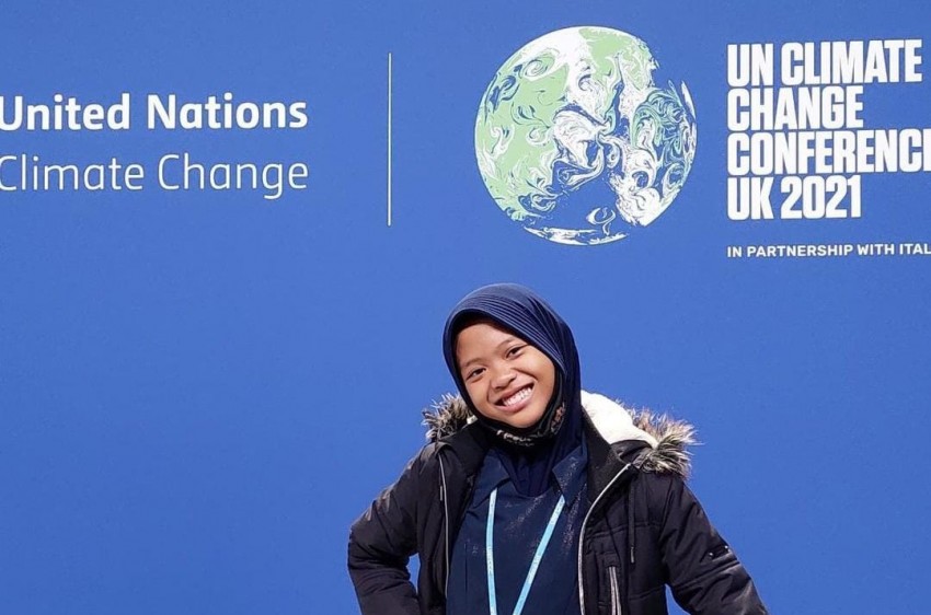 Aeshnina, Muslimah Cilik Greta Thunberg-nya Indonesia Protes Pencemaran Lingkungan di Forum Dunia