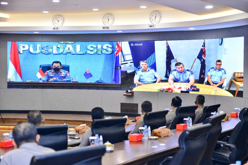 Polri-Polisi Selandia Baru Kerja Sama Pemberantasan Kejahatan Transnasional