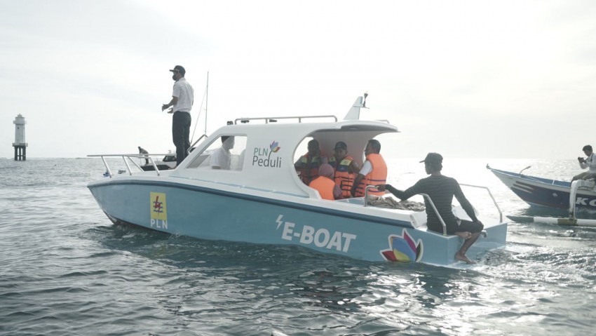 Dukung Ekosistem Kendaraan Listrik, Kolaborasi PLN Ciptakan E-boat