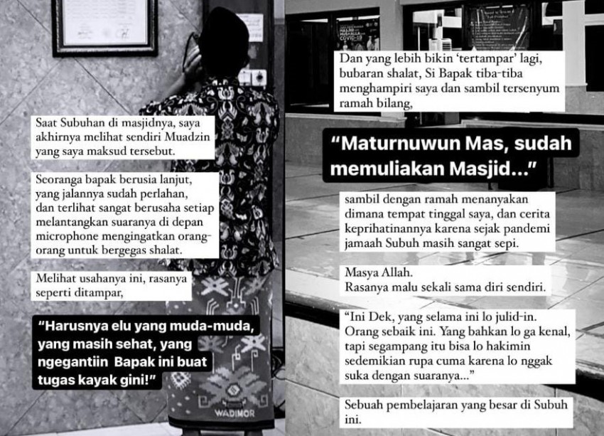 Pemuda Ini Akui Dijewer Tuhan setelah Kritik Suara Sumbang Muadzin